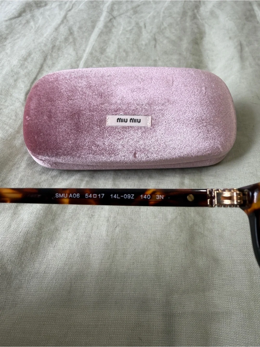 Miu Miu Regard Tortoiseshell Sunglasses